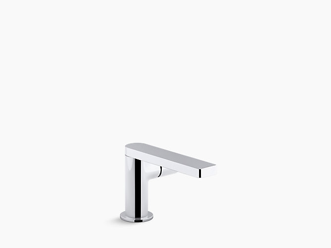 Titanium. KOHLER K-73050-7-TT Composed Single-Handle Bathroom Sink Faucet 